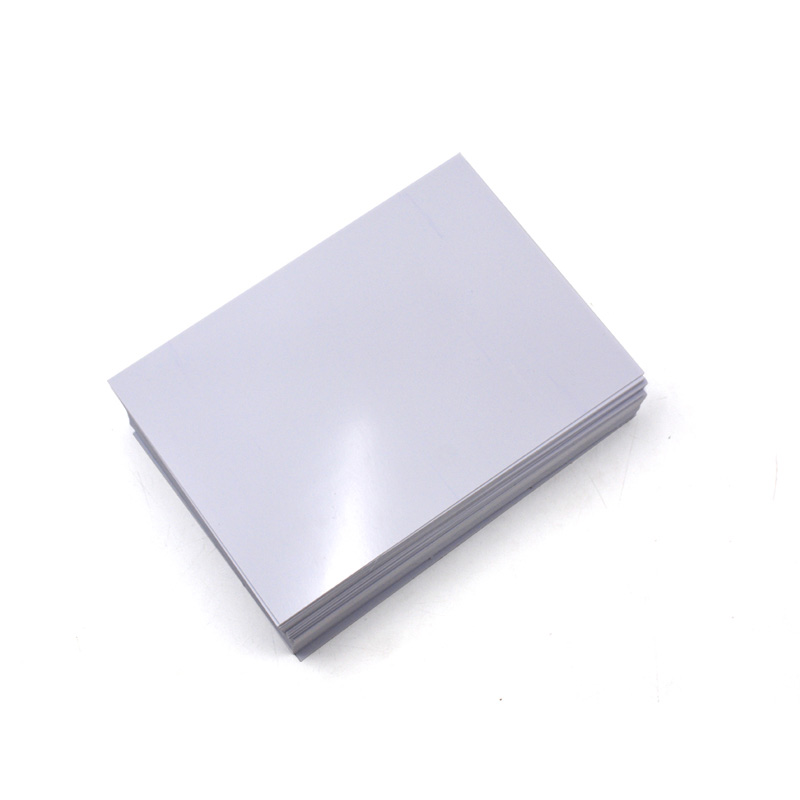 White Heat Resistant Silicone Plastic Sheet A4 Size PET Sheet For Making ID Card