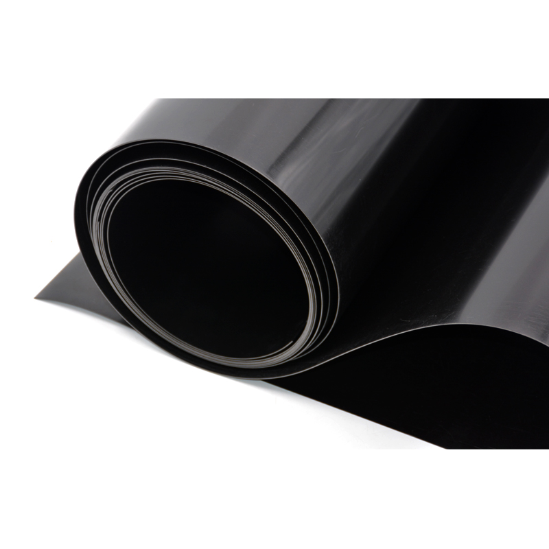 0.3mm Black Color Vinyl Film Plastic Mirror Reflective Mylar Film PP Sheet In Roll