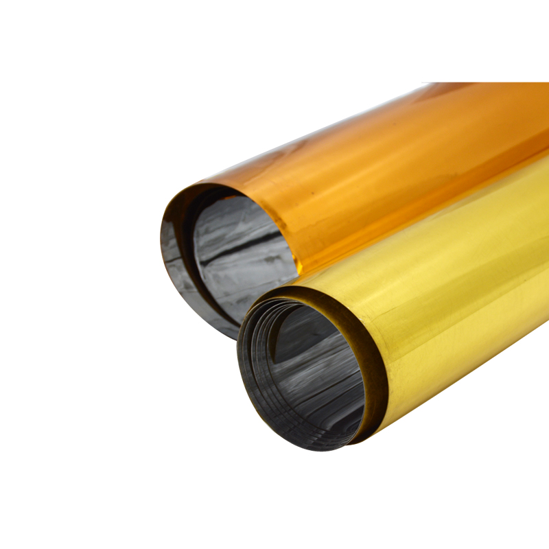 120 Micron Mylar Film High gloss Gold Metallized PET Film Rolls For Thermoforming