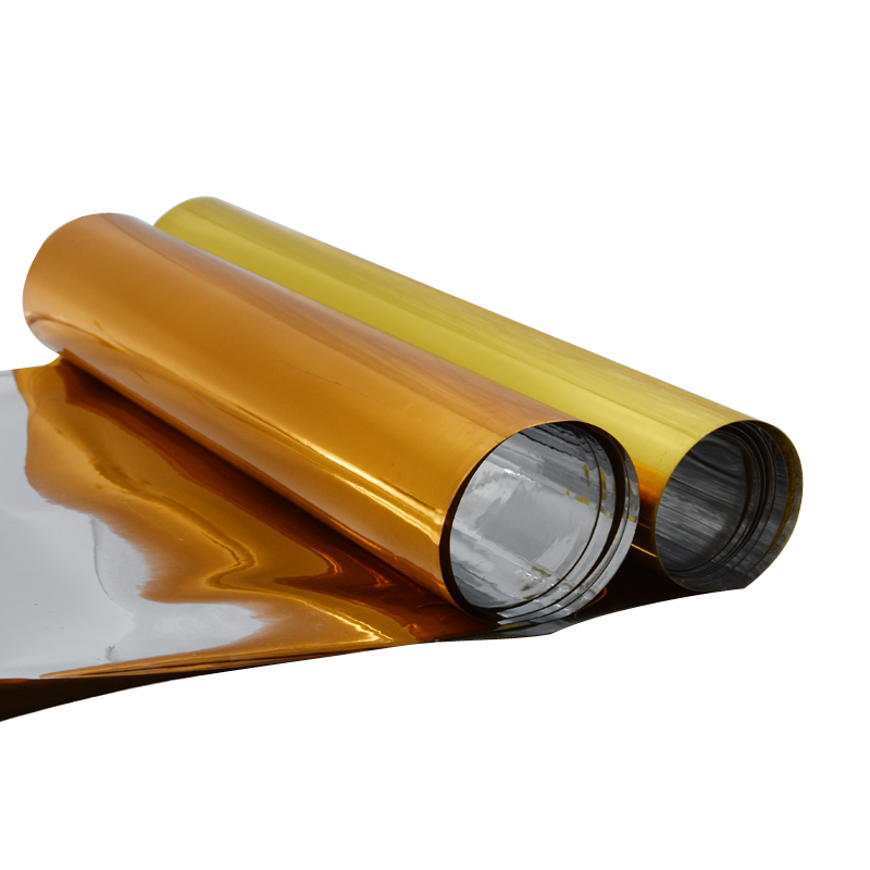 Glossy Gold PVC Silver Plastic Sheet 0.6mm