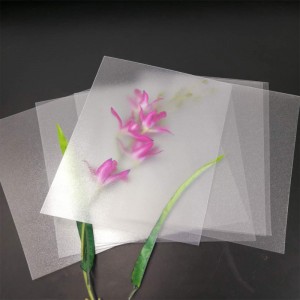 Hot Sale 1.0mm Flexible Waterproof Transparent Frosted Polyester PET Plastic Sheet Film For Folding Box