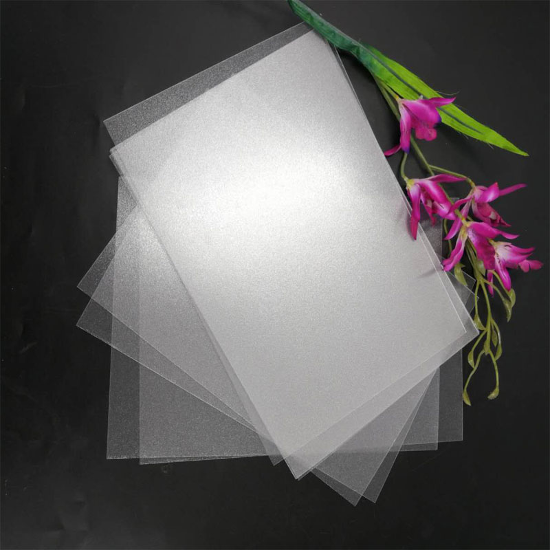 Hot Sale 1.0mm Flexible Waterproof Transparent Frosted Polyester PET Plastic Sheet Film For Folding Box