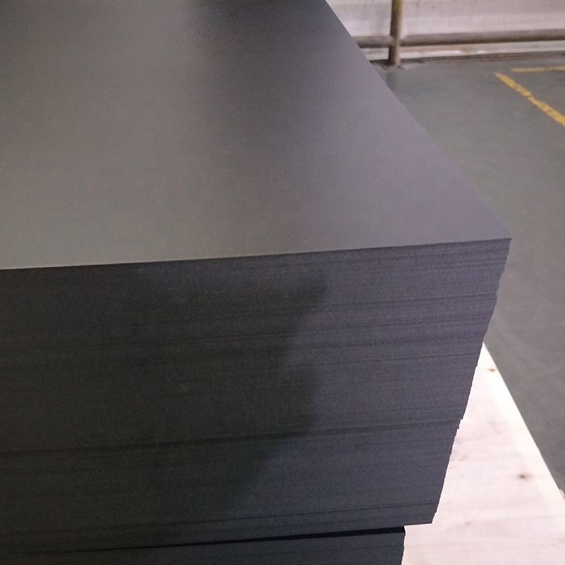 High Quality ECO-Friendly 800 Micron Black Color PETG Plastic Sheet For Furniture Panels