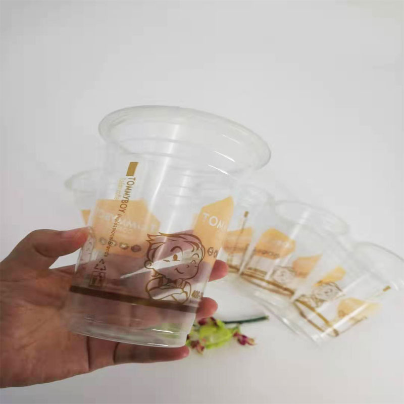Food Grade 16oz Custom Plastic Clear PET Blister Cup For Juice