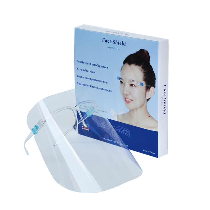 Plastic Transparent Protector Anti Splash Full Facial Face Protection Glasses Face Guard Shield