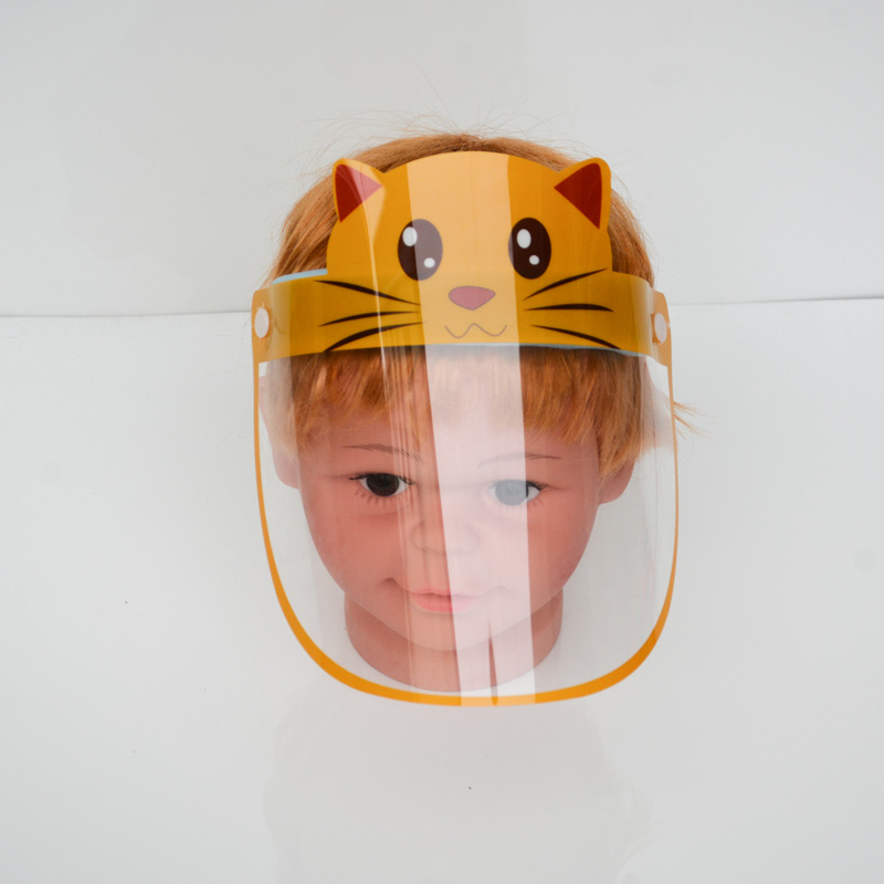 Anti Fog Disposable Kids Animal Safety Elastic Band Children Face Shield