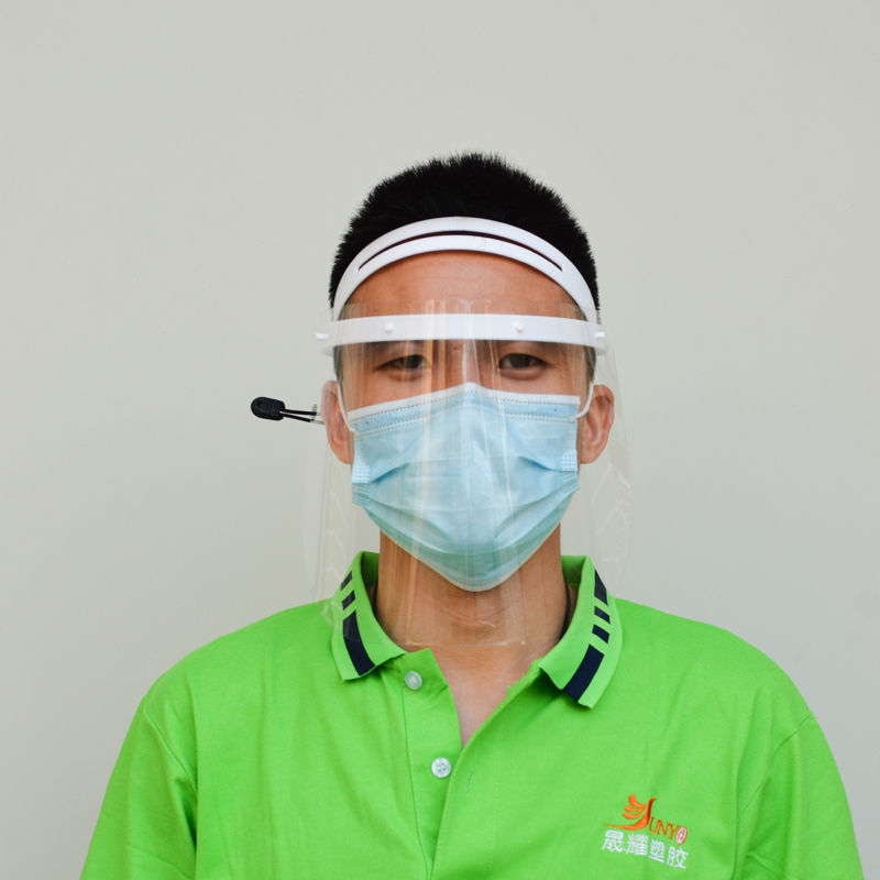 Manufacturer Adjustable Anti Fog Safety Faceshield Face Shield Plastic Full Protection Face Visor