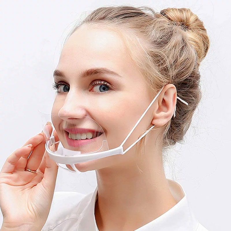 Hot Selling Manufacturer Kitchen Anti Fogging Transparent Mouth Shield Cover