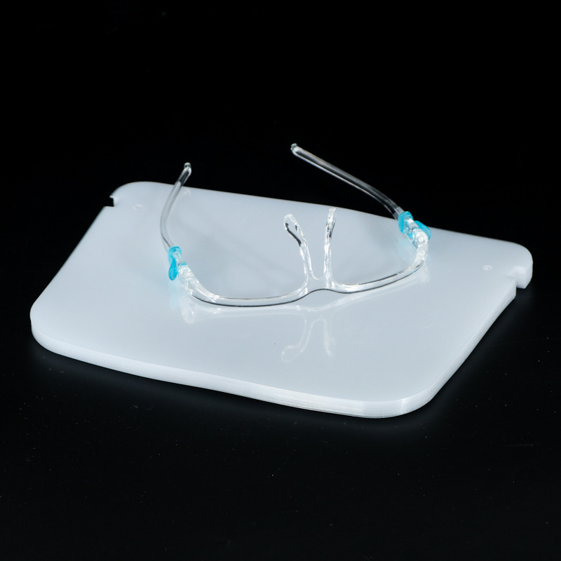 Fashion Full Cover Plastic Clear Visors Plastic Eye Shield Antifog Faceshield Glasses