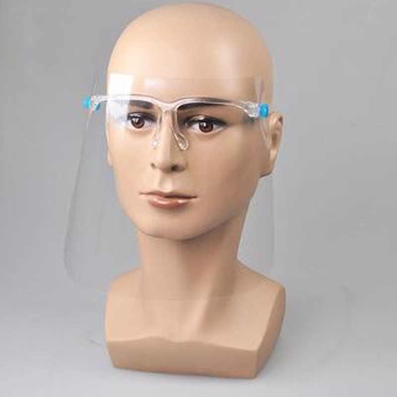 Customizable Reusable Transparent Protection Eye Visor Shields Facial Plastic Safety Faces Shields For Child