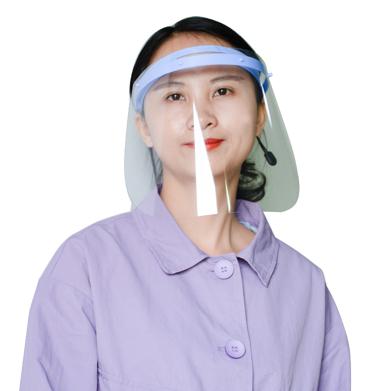 DIN EN Spatter Protective Face Visor Transparent Clear Shield Face Shield Antifog