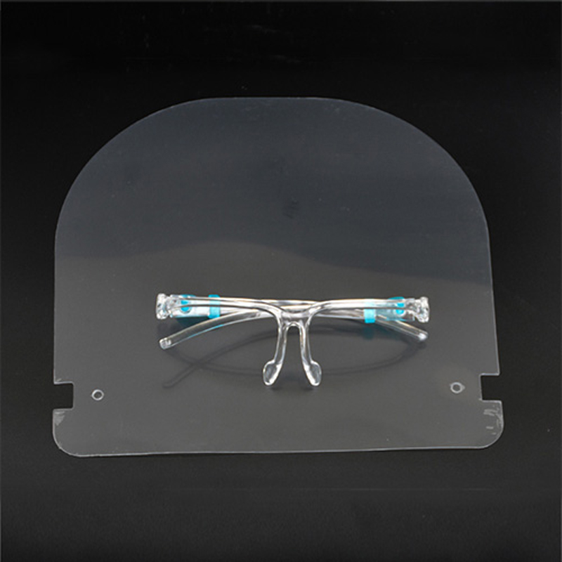 Christmas Winter Transparent Anti Fog Face Shield Visor Transparent Full Face Shields With Transparent Glass Frames