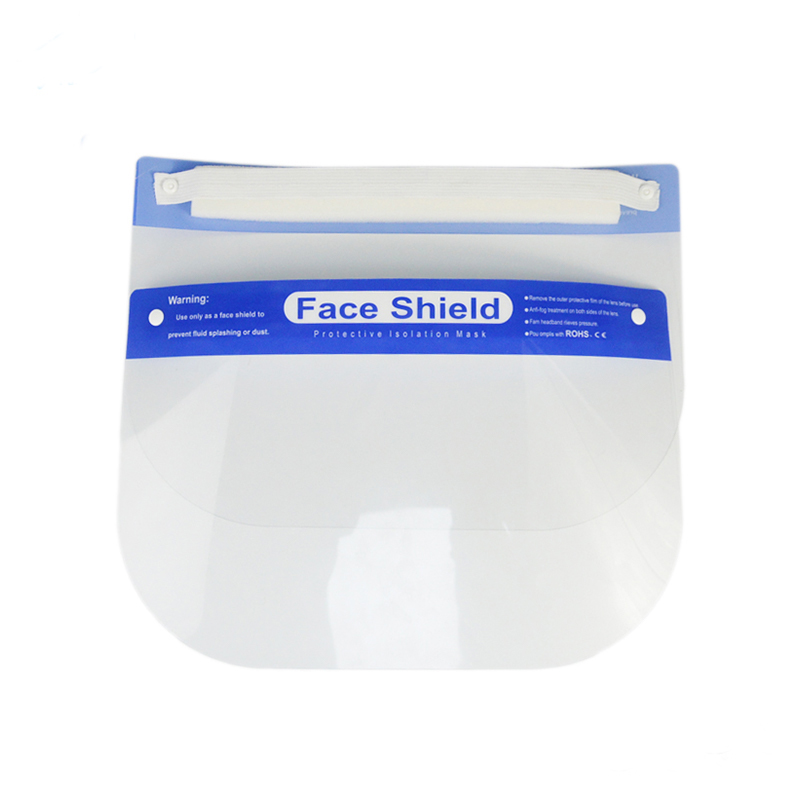 2021 Large Lens Transparent Anti Fog Protective Bubble Face Shield With Elastic Headband