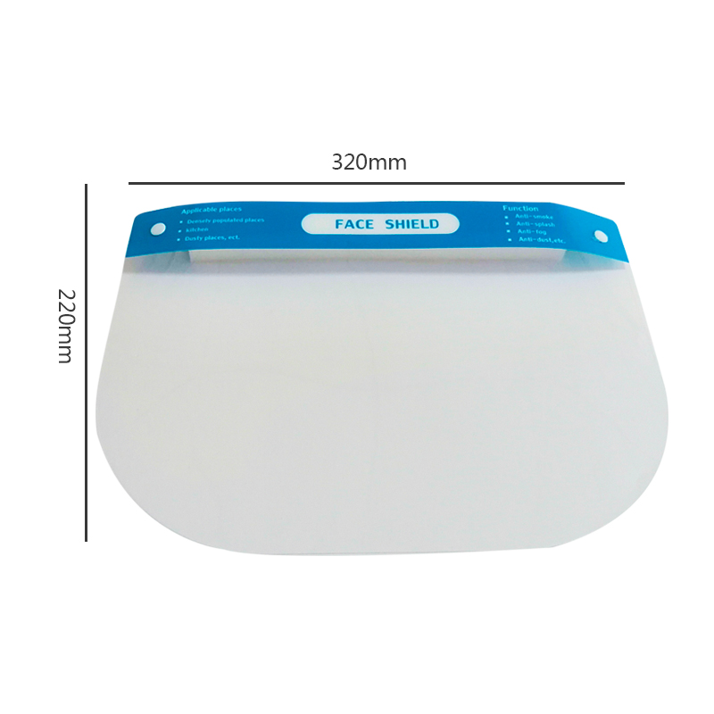 2021 EN 166 Facial Protection Antifog Faceshield Scratch Free Full Face Protective Shield Visor