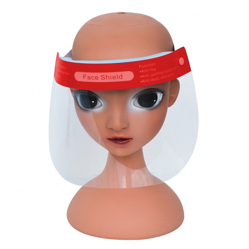 En166 Custom Reusable Anti-Fog Kids Face Shield Safety Face Mask