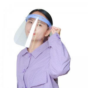 Custom Anti Splash Detachable Dental Visor Clear Adjustable Face Shield For Sale