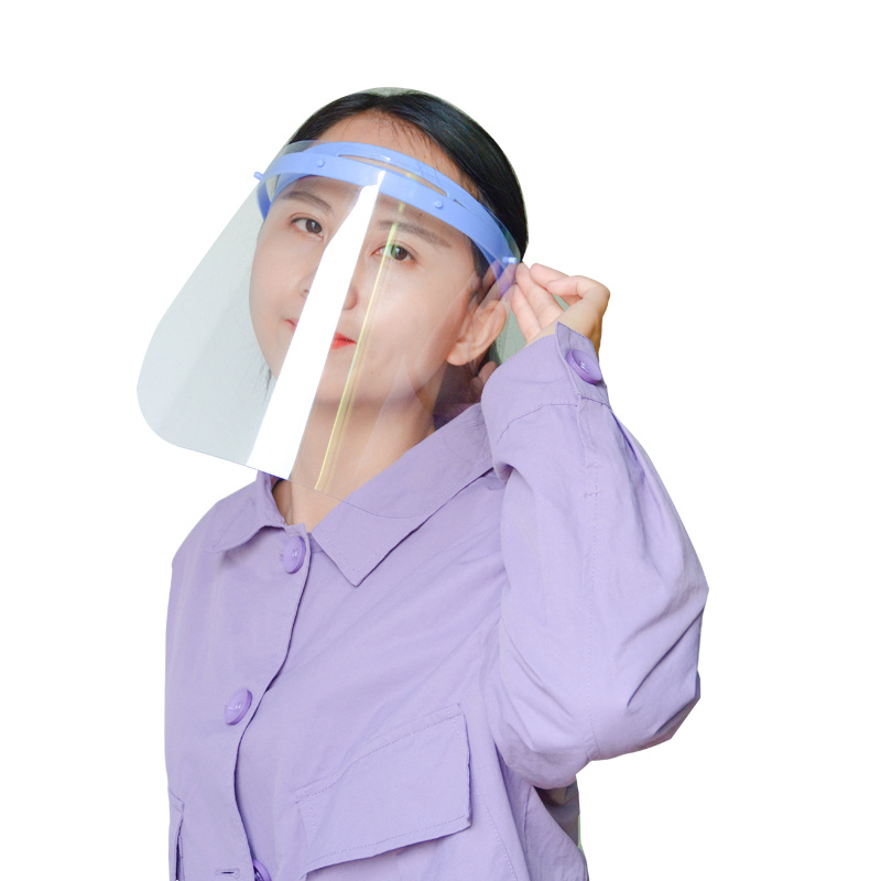 0.25mm Anti Splash Reusable Dental Visor Clear Adjustable Face Shield For Sale